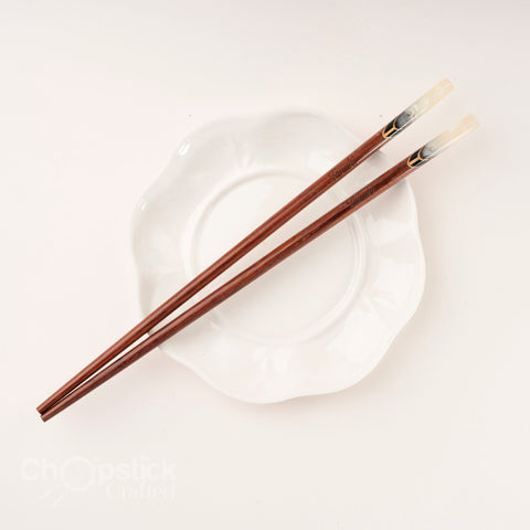 Natural Rosewood Chopsticks  – Free Personalized Engraving